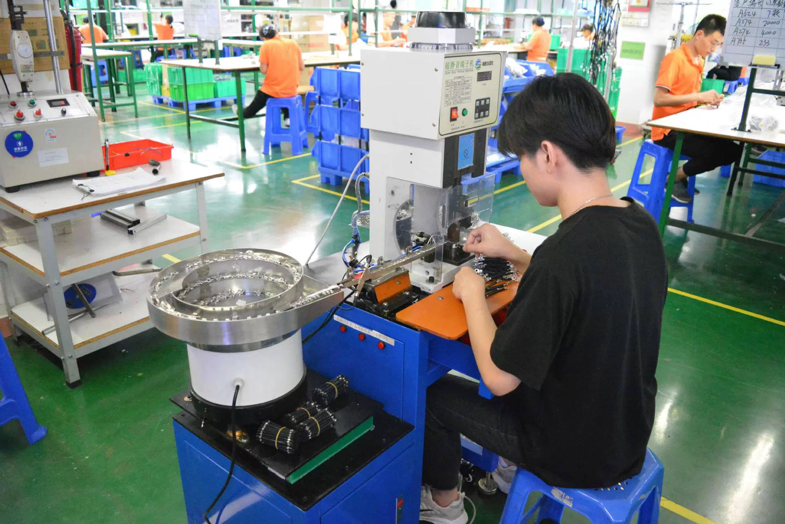 Connector component production