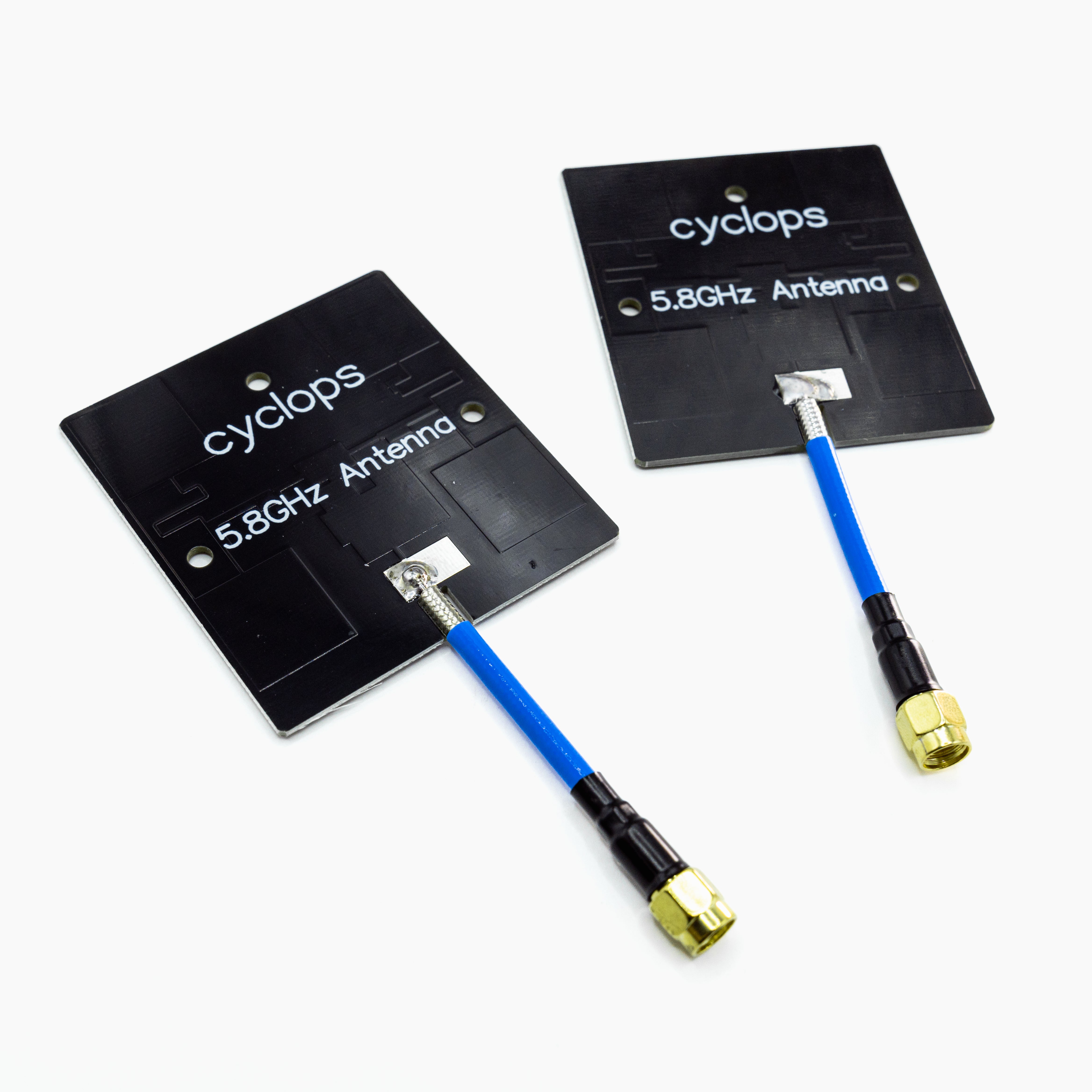 Antenna Factory 5.8GHz Directional Patch Antenna | 8dBi High-Gain | 120° Beam | RHCP / LHCP | SMA Male