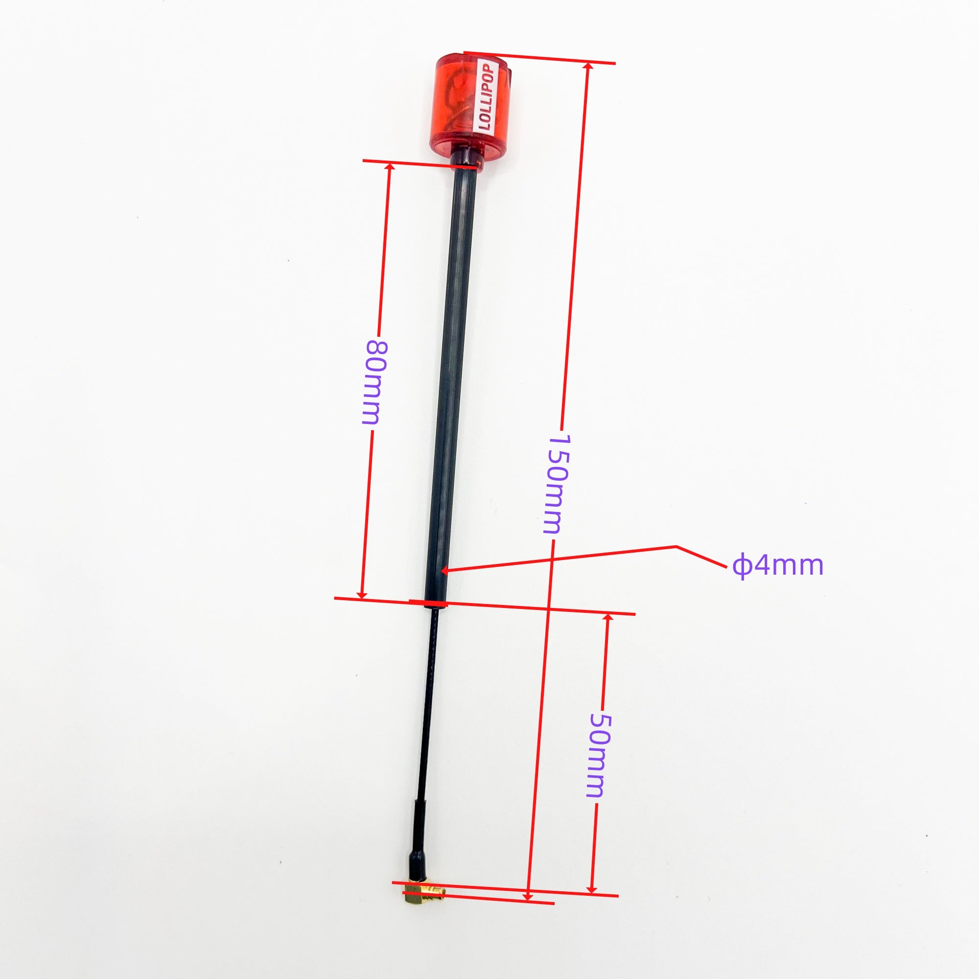 Lollipop 5 Mini FPV Antenna | 5.8GHz Ultra-Lightweight Racing Antenna