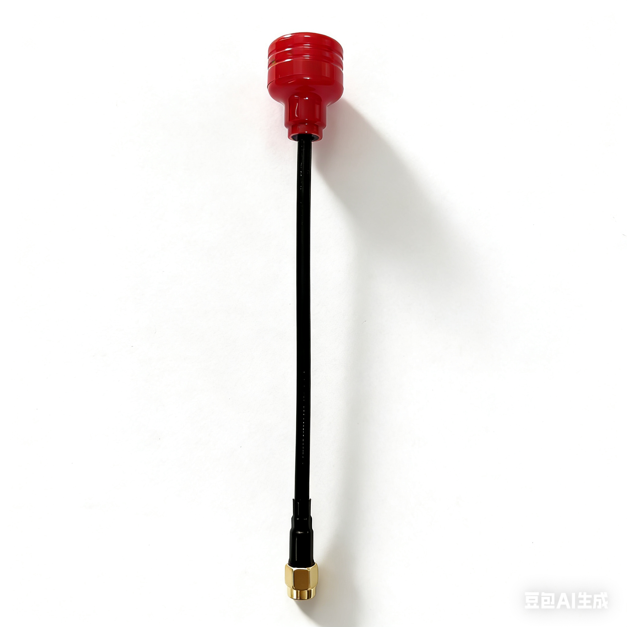 Antenna Factory 5.8GHz RHCP Large Dome FPV Antenna | Red & Black | SMA Male