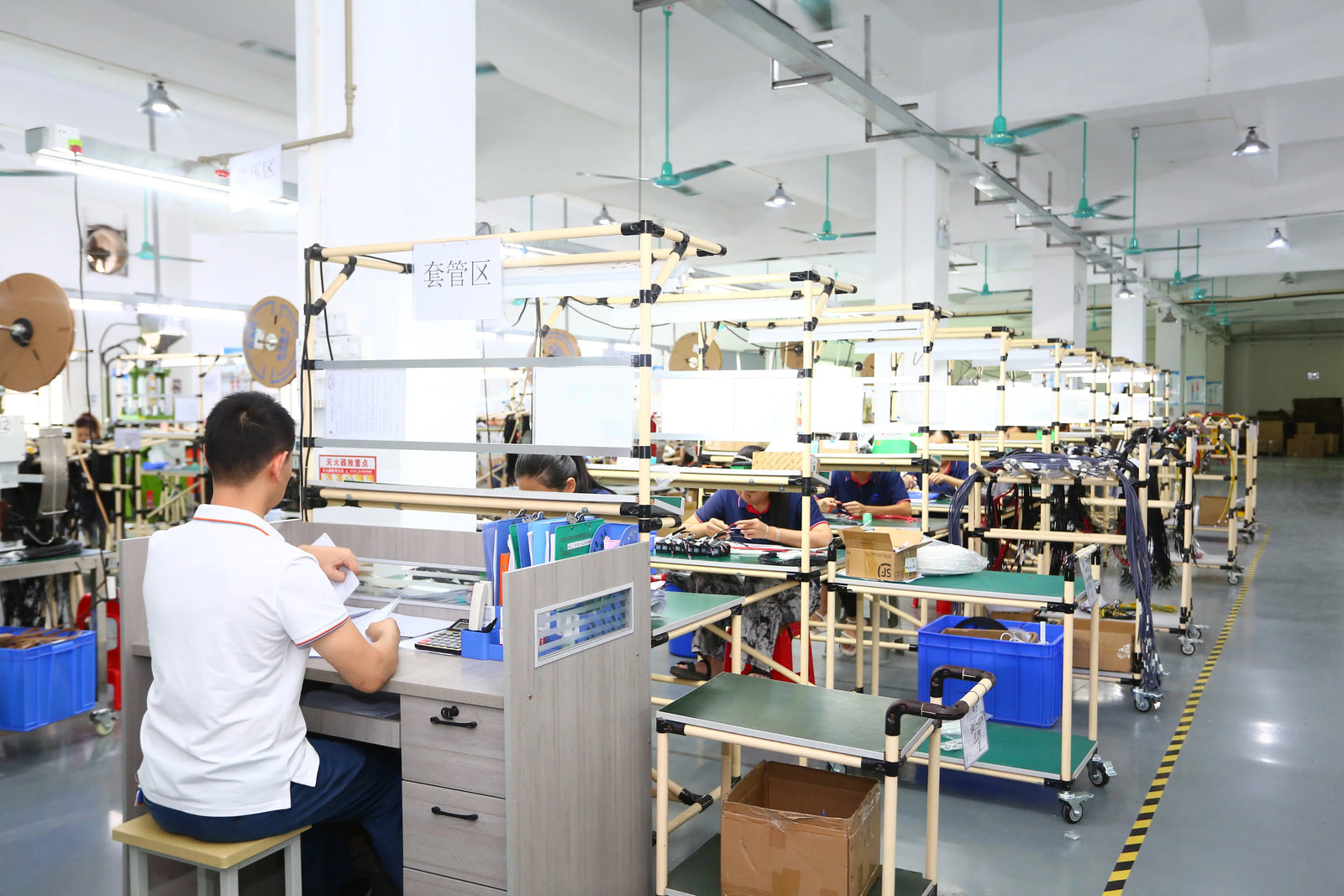 NORMINSON antenna production line in Shenzhen